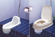 和式トイレには転倒リスク