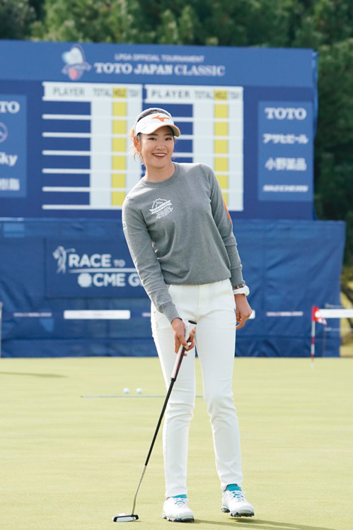 原英莉花は250ヤードショットが武器