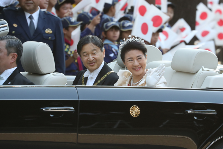 両陛下は一連の儀式でお忙しい時に…（撮影／祝賀御列の儀取材班）