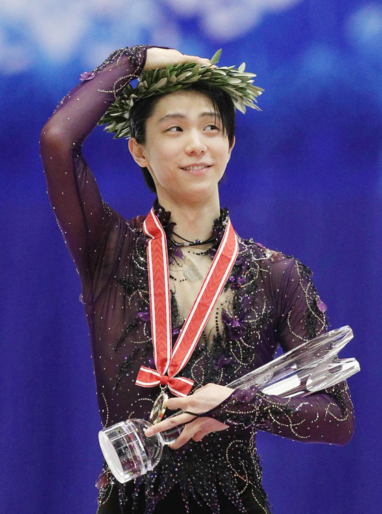 羽生結弦は今シーズンも好調（時事通信フォト）