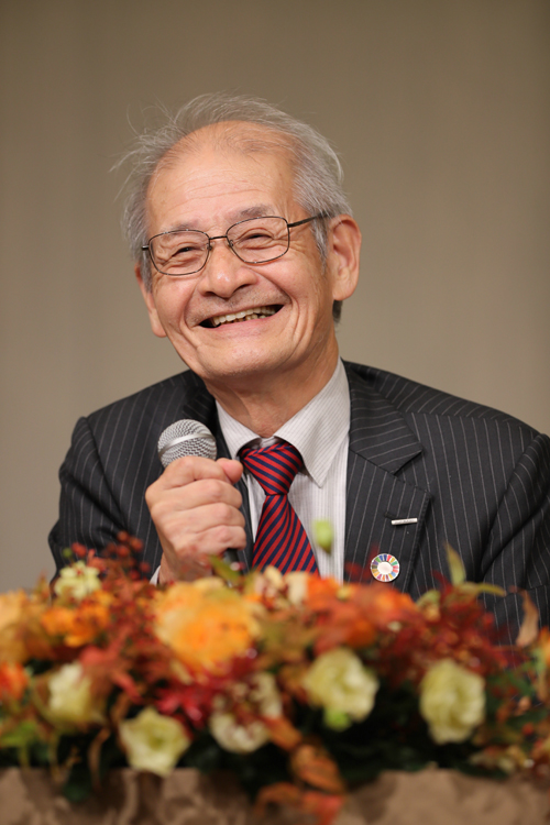 ノーベル化学賞を受賞した吉野彰さん（時事通信フォト）