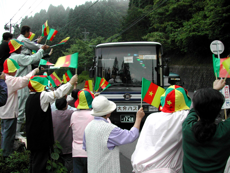 日韓W杯時のドタバタは全国的な話題に（時事通信フォト）