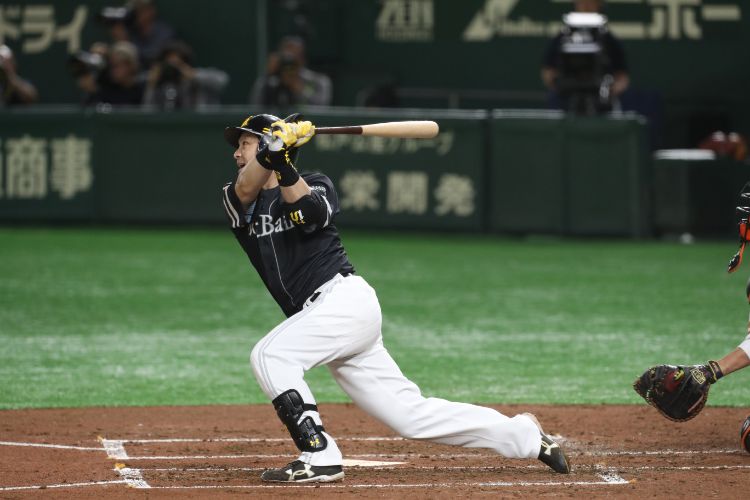 ピッチャーの初球を予想することも(撮影/山崎力夫)