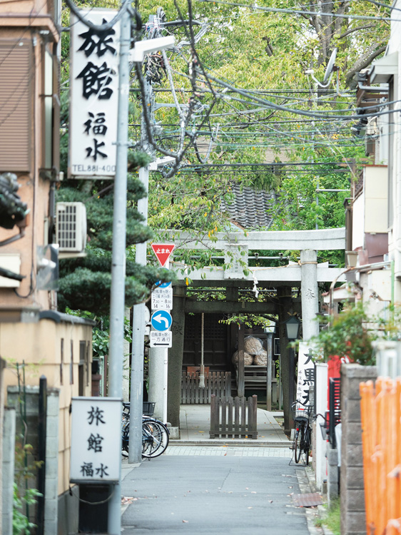 路地裏の雰囲気も素晴らしい