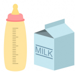 フォローアップミルクの代わりに牛乳をあげてもいい?二つの違いは?