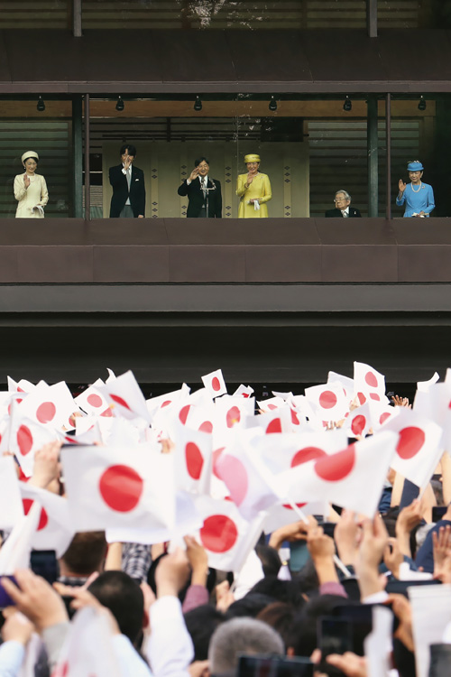 令和最初の一般参賀（撮影／横田紋子）