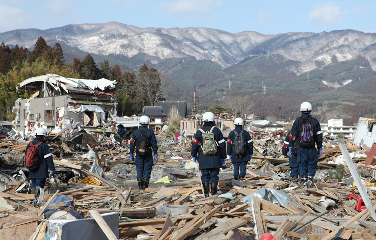 東日本大震災からまもなく9年（時事通信フォト）