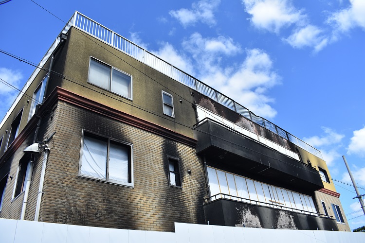 放火殺人事件があったアニメ制作会社「京都アニメーション」第1スタジオ（時事通信フォト）