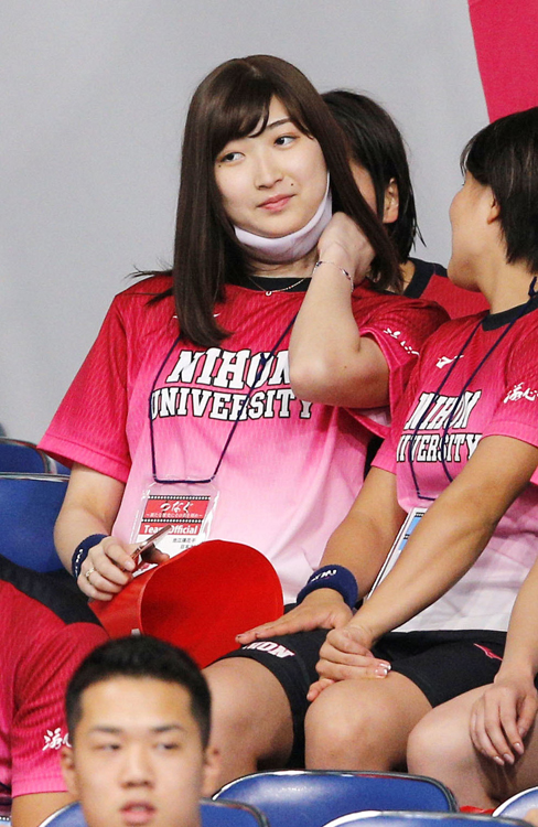 退院を発表した池江璃花子（共同通信社）