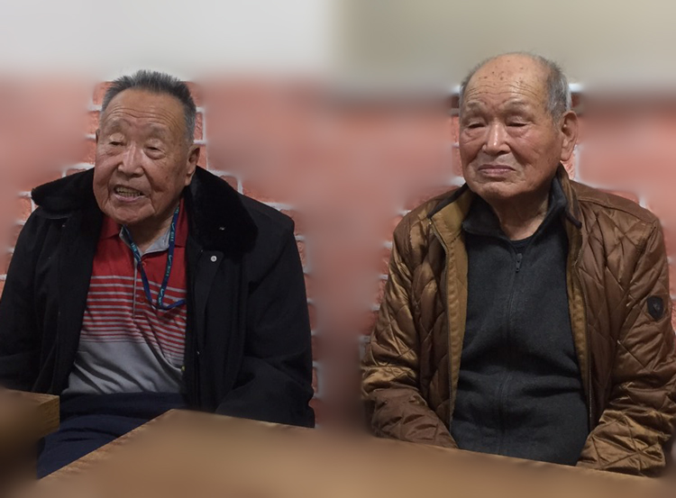 元徴用工たちが取材に応じた