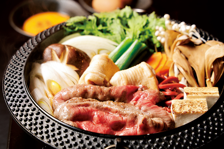 『近江牛 極上赤身すき焼き』はもも肉のしゃぶしゃぶ
