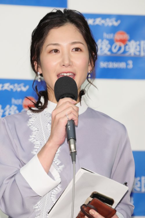 試写会を進めるのは桑子アナ