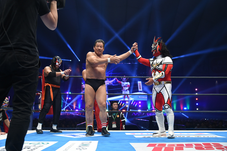 憧れの藤波辰爾とタッグを組んだ