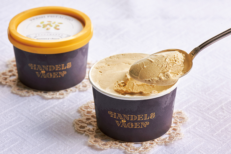 びっくりするほど濃厚、一度食べたら忘れられないというアイスクリーム『ハンデルスベーゲン』（撮影／市瀬真以）