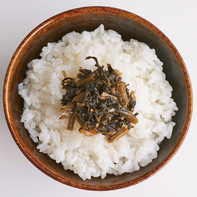 尾上松也がおすすめする野沢菜油炒め