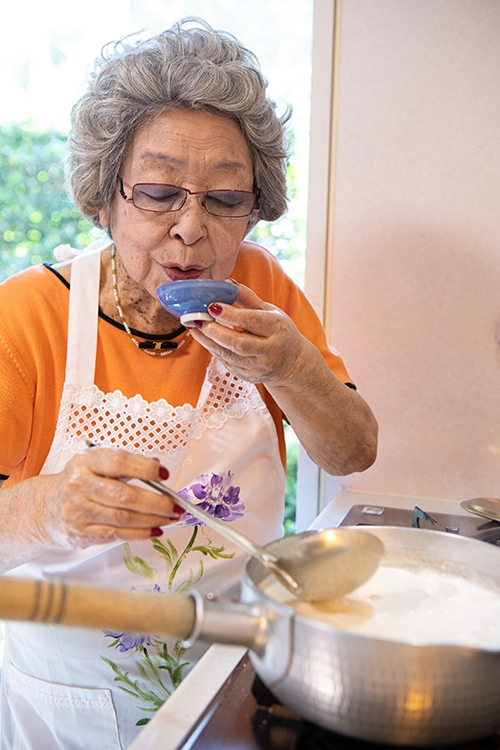 ばぁばの丁寧な仕事