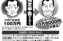 確定申告、医療費控除のポイント 自己負担100万円で戻ってきたのは?