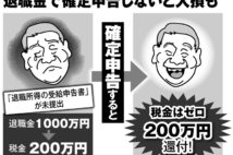 退職金受給の申告書 出し忘れると100万円単位で持っていかれる