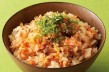 鮭のバターじょうゆご飯