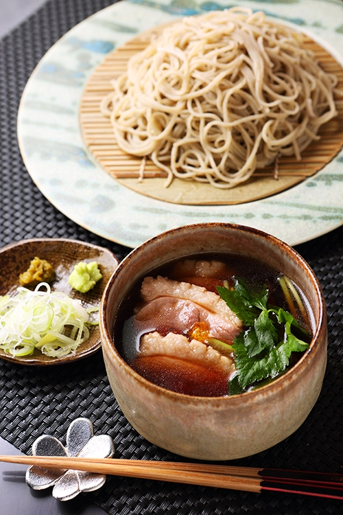 京都の軟水が生み出すそば粉本来の風味と香り（撮影／菅井淳子）