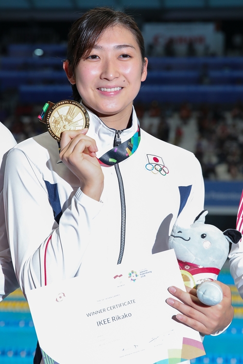 池江璃花子は先日、トレーニング再開を公表した（写真／GettyImages）