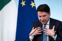 イタリアのコンテ首相(Avalon時事)