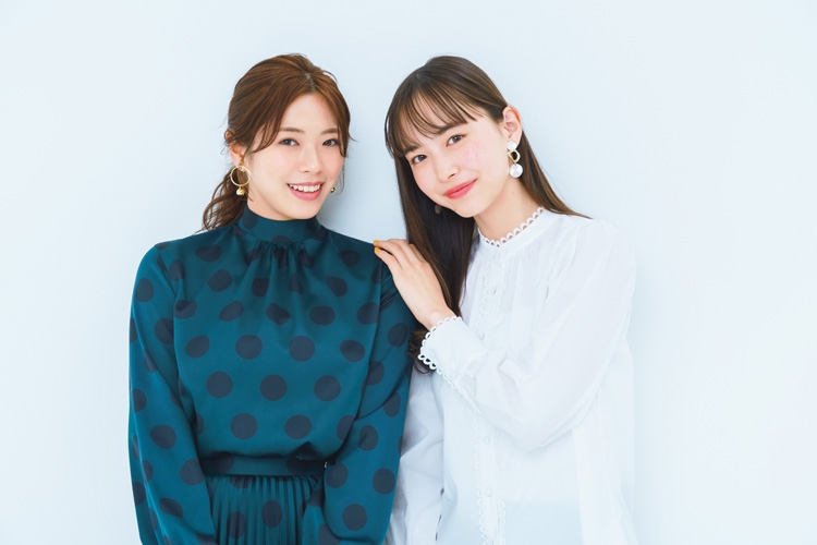 わちみなみ（左）と井桁弘恵