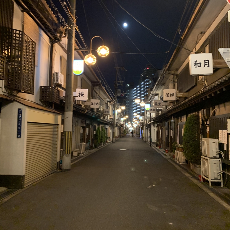 普段は写真厳禁の飛田新地