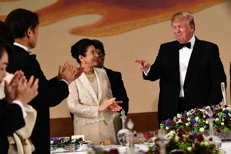 トランプ氏は雅子さまの類まれな英語力に驚愕したという（2019年5月、東京・千代田区）