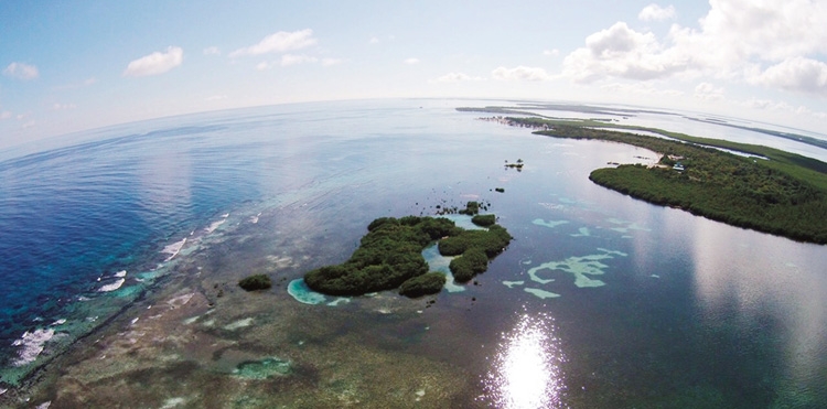 カリブ海に浮かぶフリゲート島