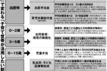0~15歳まで 子供の年齢で変わる「子育て世帯が活用したい制度」10