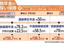 遺族年金の保障はこんなに手厚い　家計を圧迫するほどの保険は不要