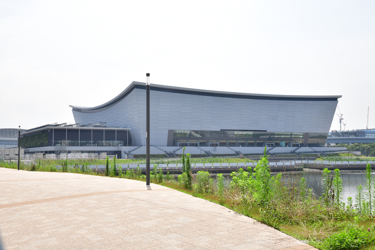 立派な建物が寂しげに建つ