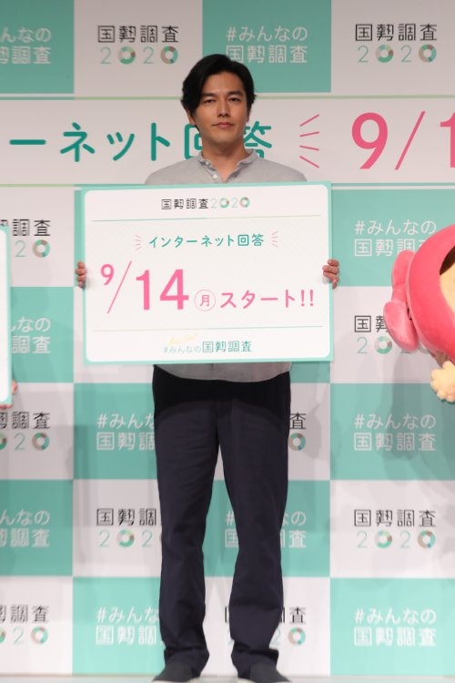「国勢調査2020」キックオフイベントに登場した要潤