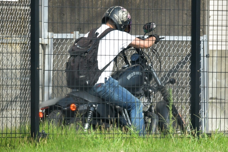 バイク事故でけが人はいなかった（2019年8月）