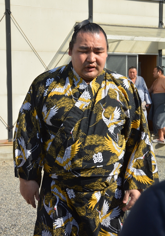 鶴竜も秋場所は休場(時事通信フォト)