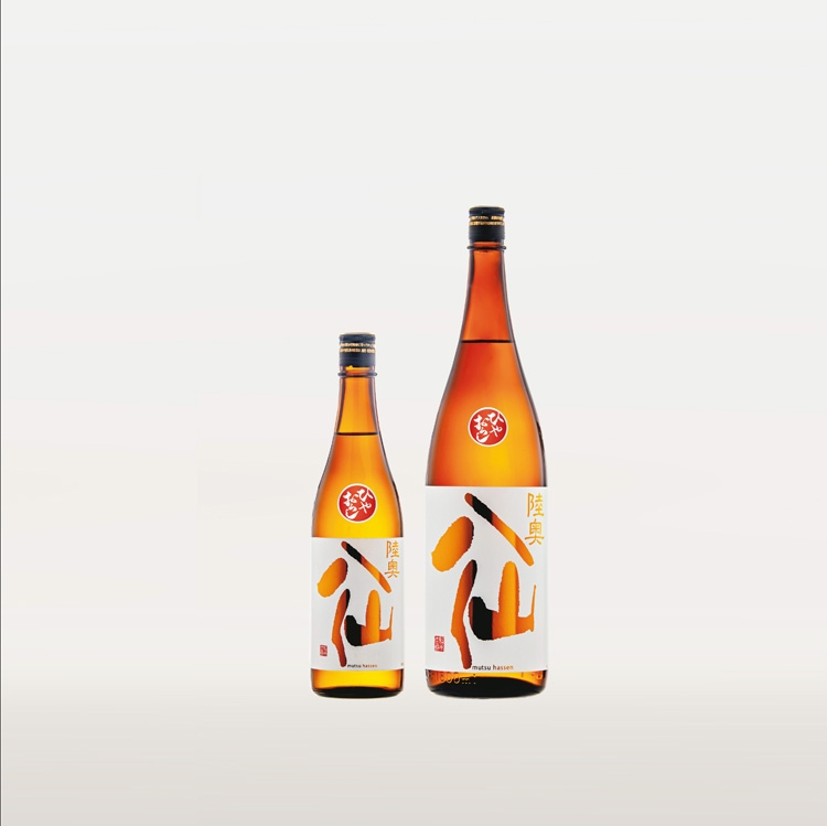 陸奥八仙　オレンジラベル　ひやおろし 純米吟醸（1.8リットル）3410円