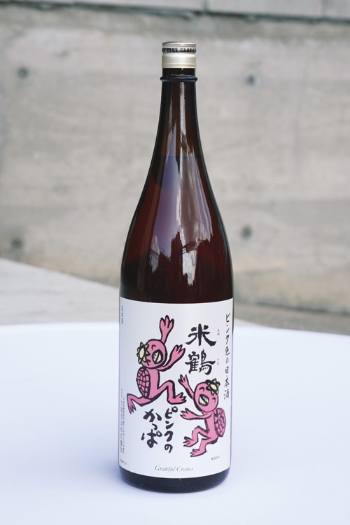 米鶴　ピンクのかっぱ純米酒（1.8リットル）2970円