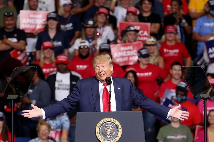 トランプ大統領の再選なるか（写真／AFP=時事）