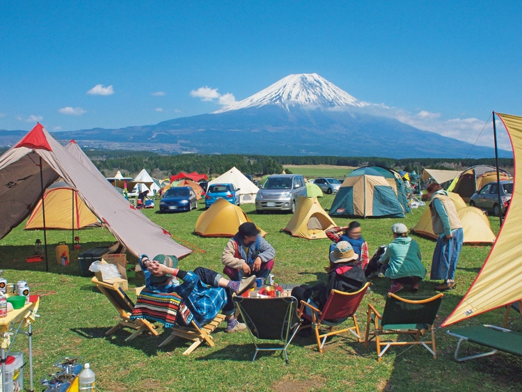 富士山が見えるキャンプ場も