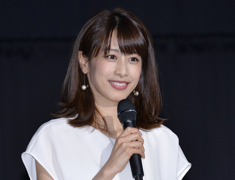 CMギャラは女子アナ界でトップクラス（加藤綾子、時事通信フォト）