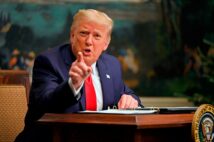 トランプ氏「アトランタへ行く」で現地は大騒ぎに(AFP=時事)