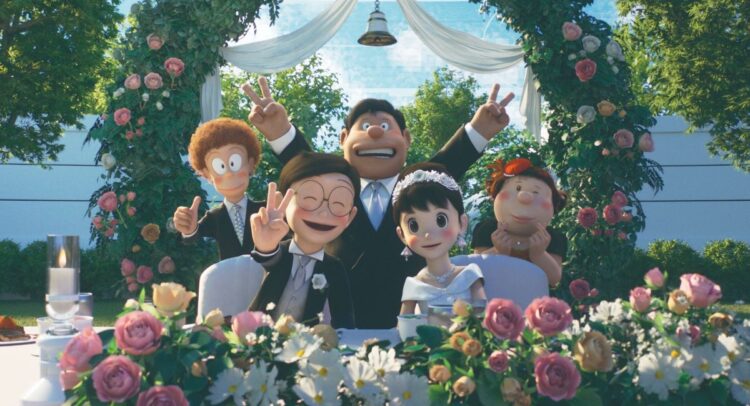 のび太としずかちゃんの結婚式シーンも（c）Fujiko Pro/2020 STAND BY ME Doraemon 2 Film Partners. 