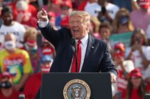 トランプ劇場は、確かにエキサイティングだった(AFP=時事)