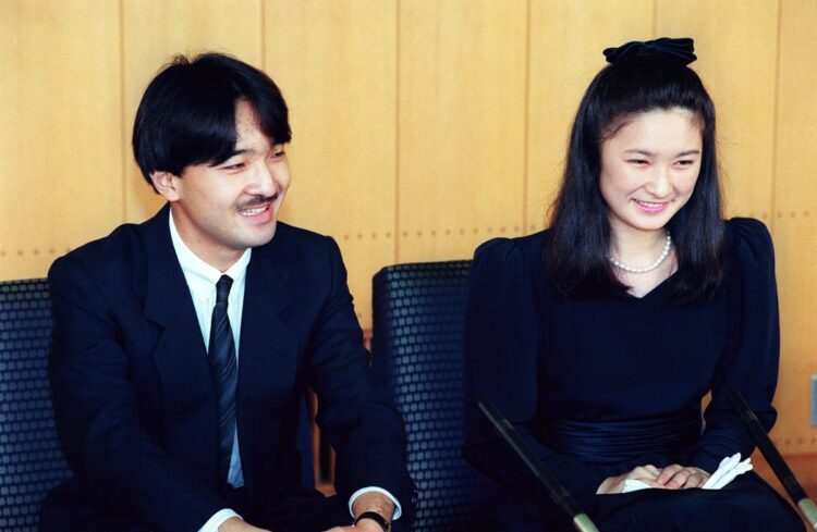 1989年の秋篠宮さまの婚約記者会見（時事通信フォト）