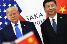 トランプ氏もかつては「習近平とは親しい」とアピールしていた(AFP=時事)