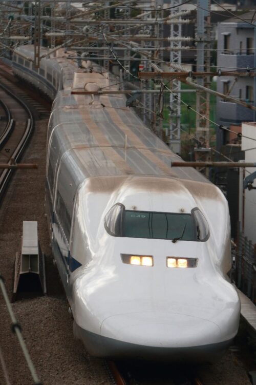東海道新幹線700系。20年以上活躍した（早稲田大学鉄道研究会）