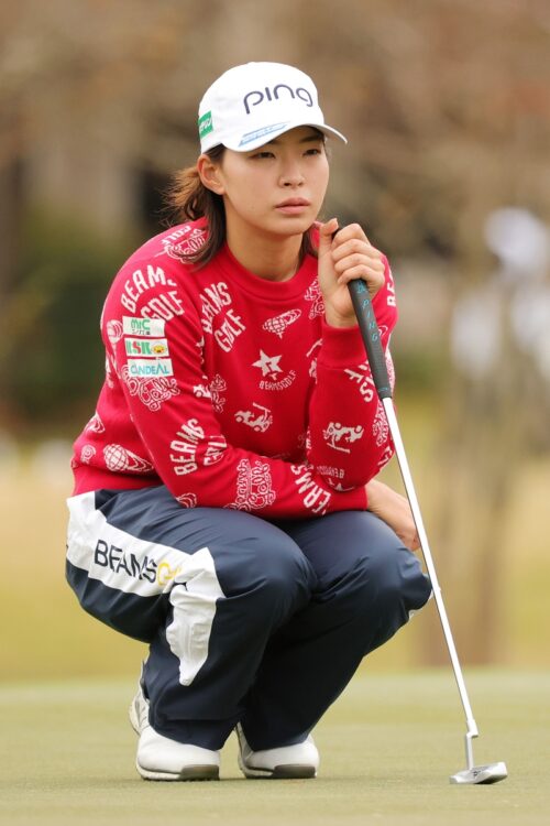 昨年12月の全米女子オープンでは4位の渋野日向子（AFP＝時事）