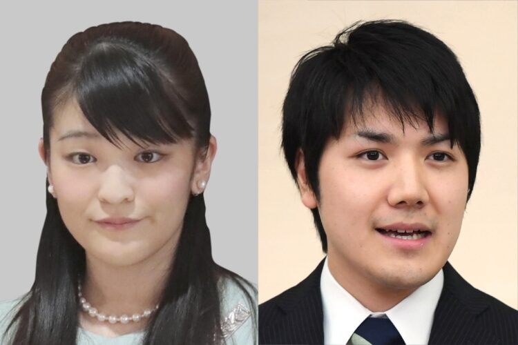 小室圭さんと眞子さまの結婚問題を精神科医の片田珠美氏はどう見る？（時事通信フォト）