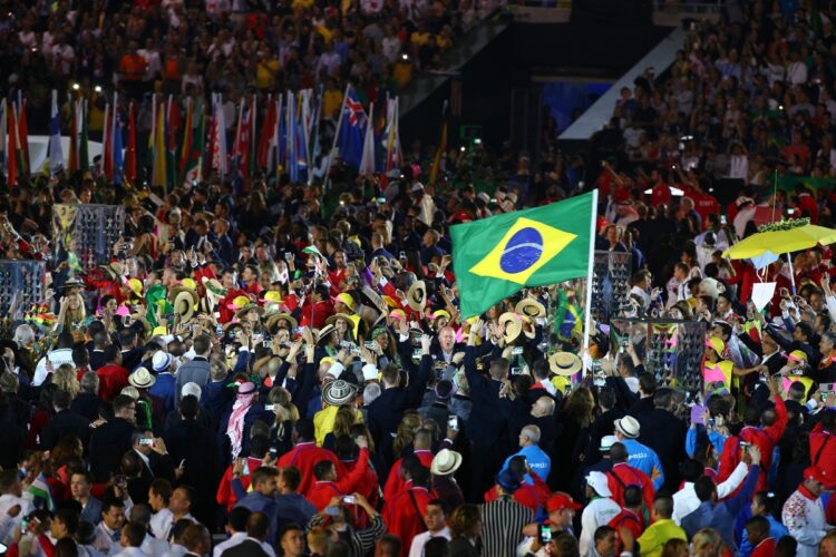 2016年リオ五輪の開催式（写真＝AA／時事）